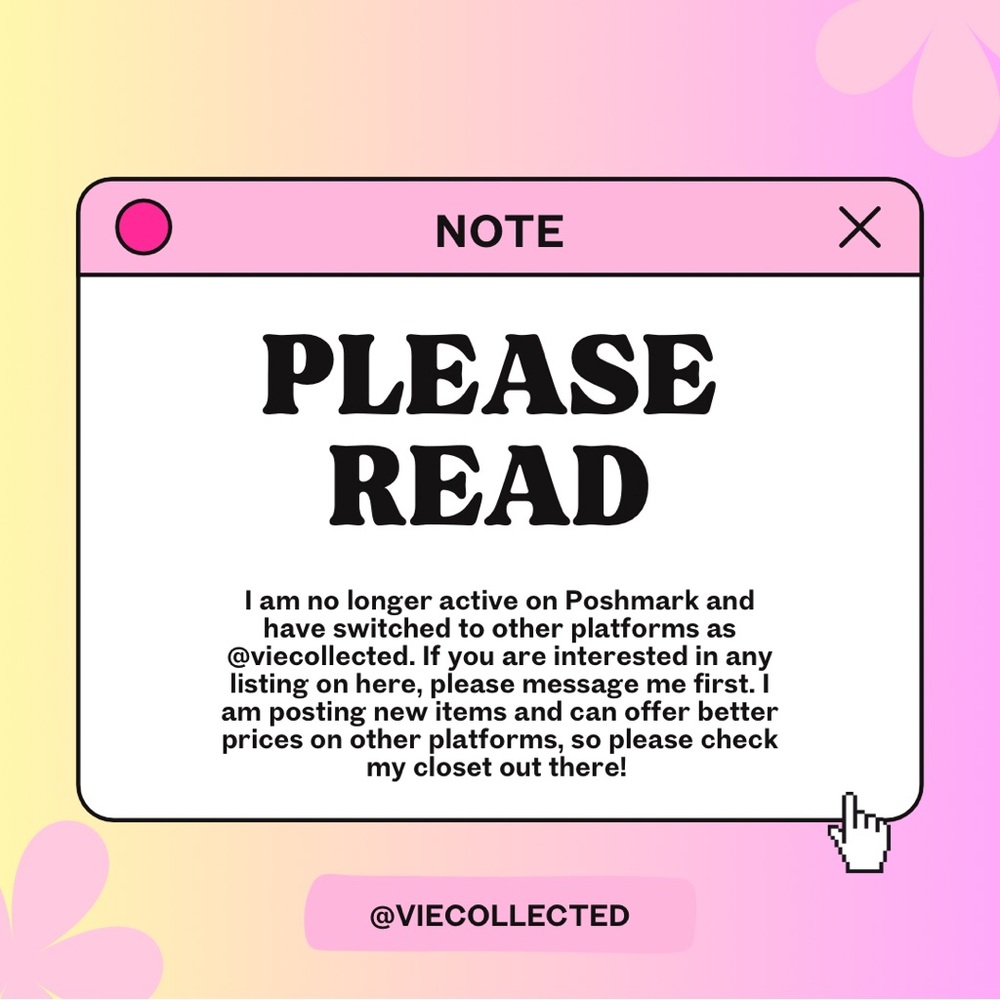 ‼️ PLEASE READ ‼️ SHOP “CLOSED” ‼️